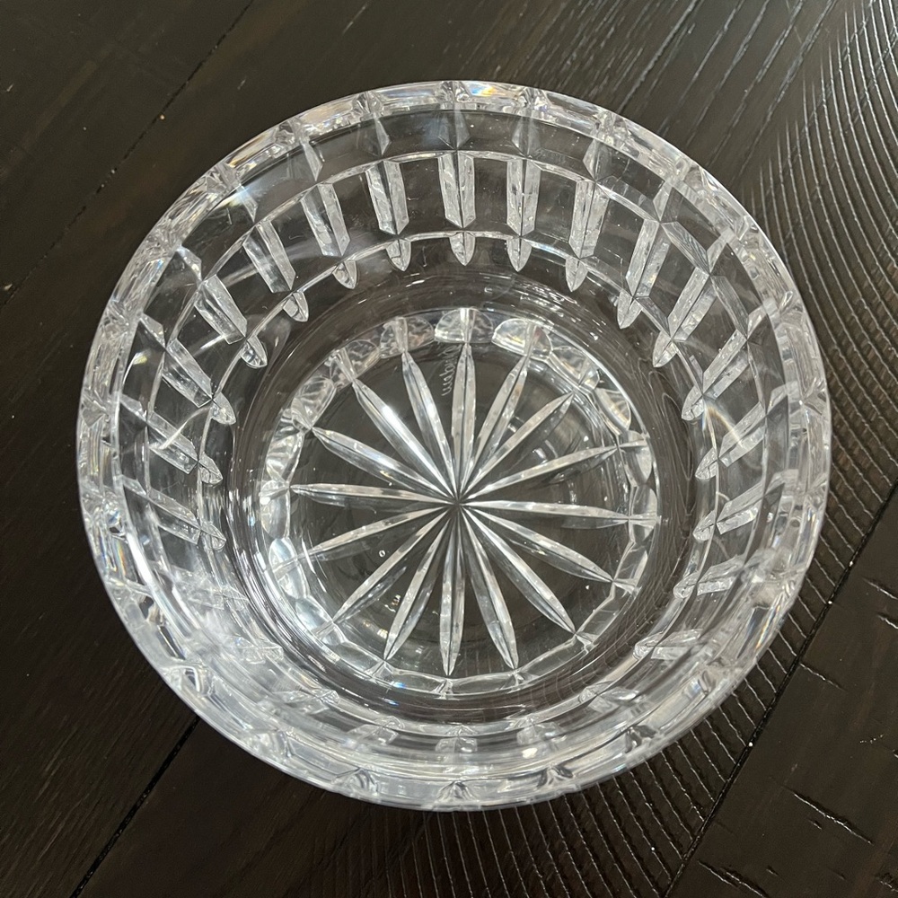 Vintage- Dresden German deep hand cut 24% heavy lead crystal